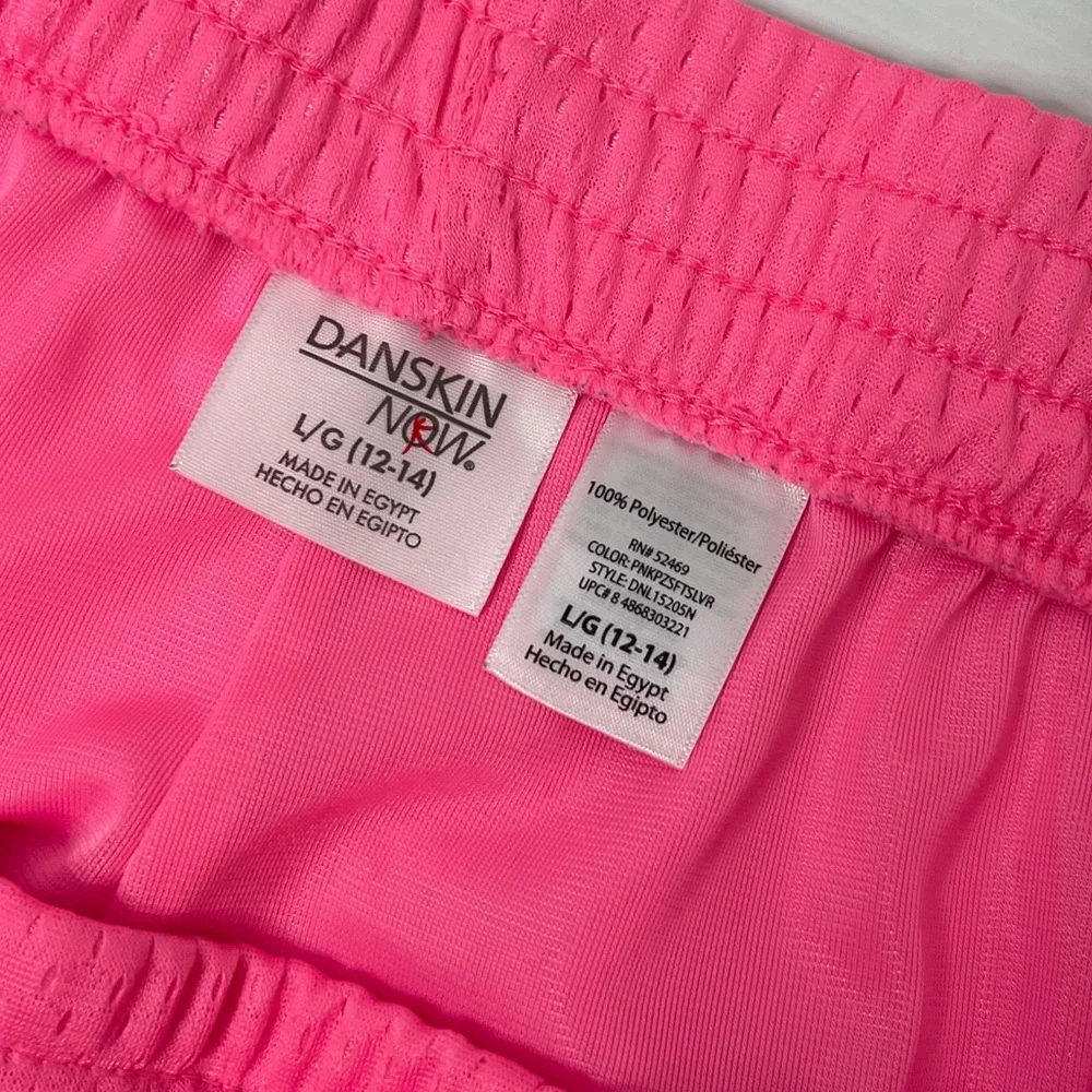 Athletic Shorts Pink Gray Track Shorts Sports Gym Running Shorts Size Large